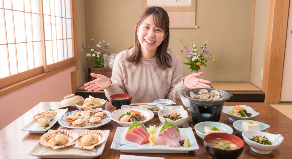 食べきれない料理がすごい民宿 青森