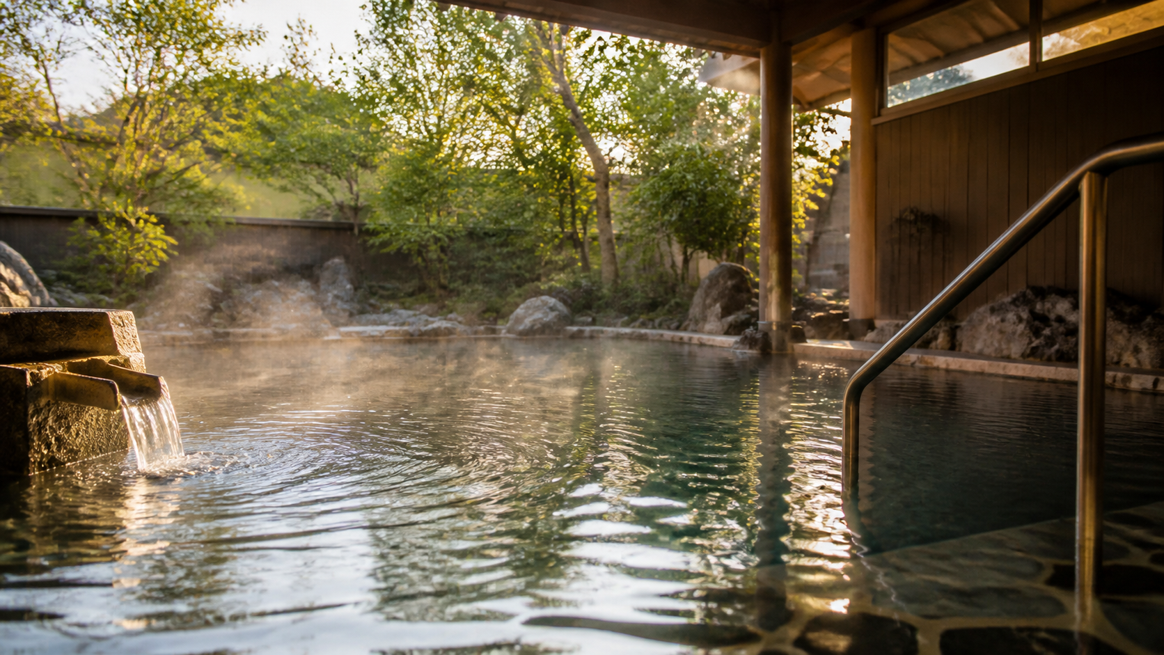 ホテル泰平 本館 別館 違い 天然温泉「橄欖の湯」と露天風呂の利用方法における違い