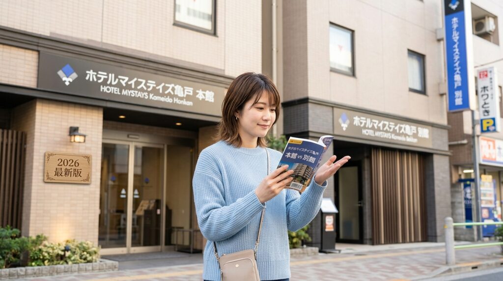 ホテルマイステイズ亀戸の本館と別館の違いは？どっちを選ぶべき？