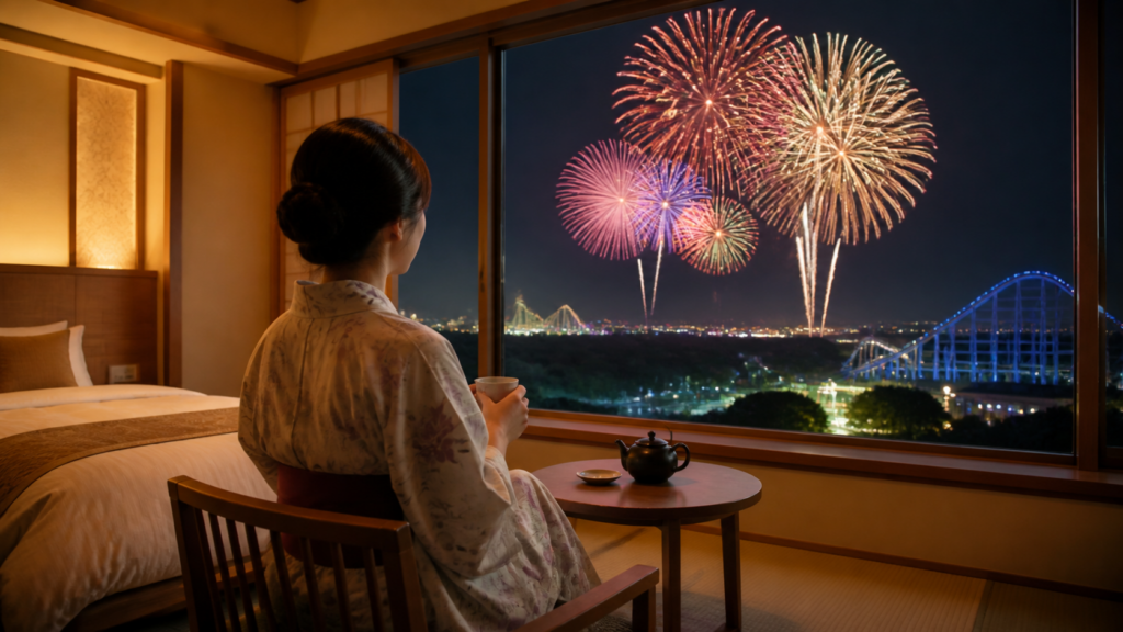 長島温泉 「花火大競演」 ホテル