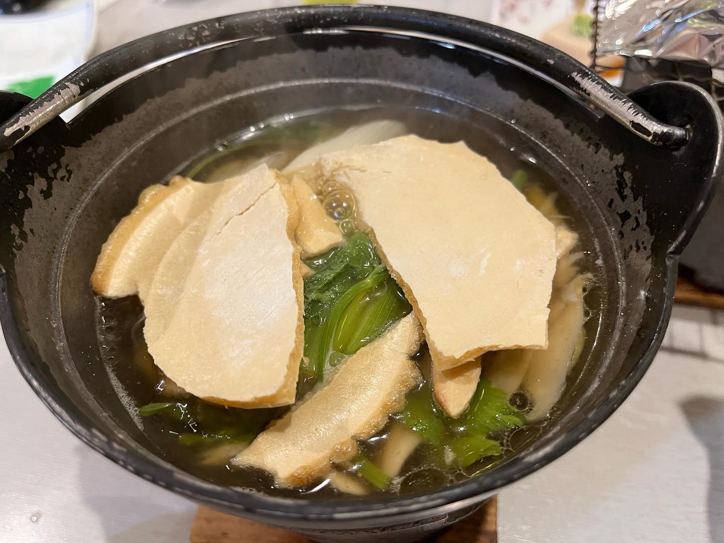 せんべい汁の鍋