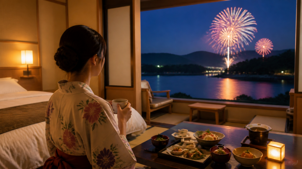 りんどう湖花火大会 ホテル